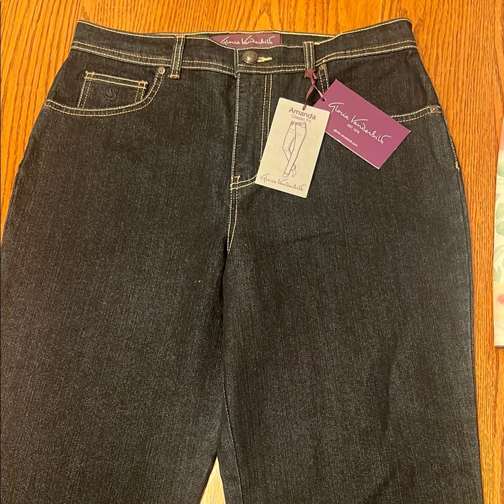 Gloria Vanderbilt Women's Straight Leg Jeans - Dark Blue
